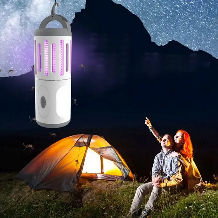 Lampa Anti Insecte Platinet PMKL60 Mosquito Killer Lantern 6W 60LM 1800MAH BATTERY White