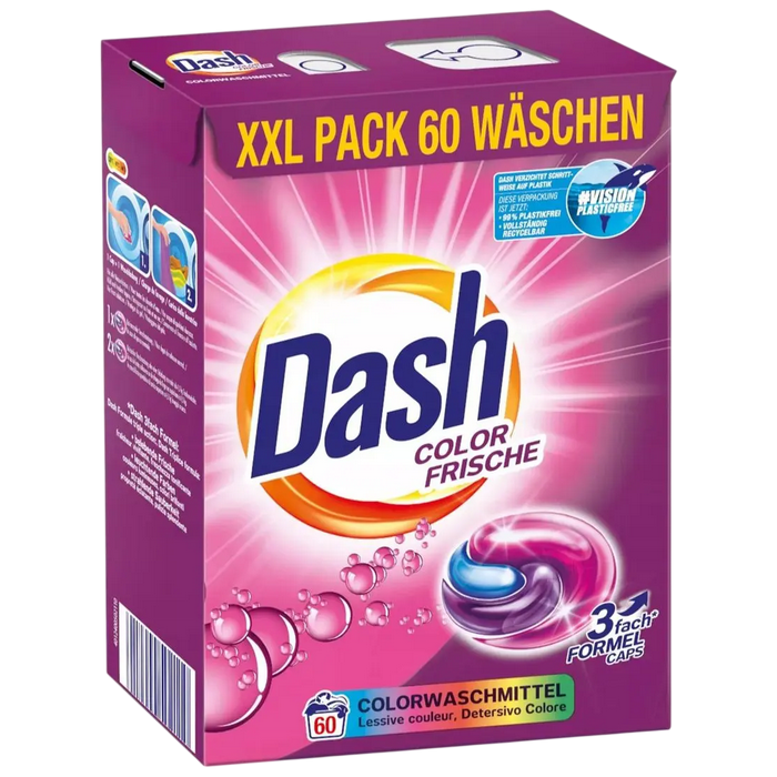 Капсулы д/стирки DASH Capsule Color 60sp AM01872