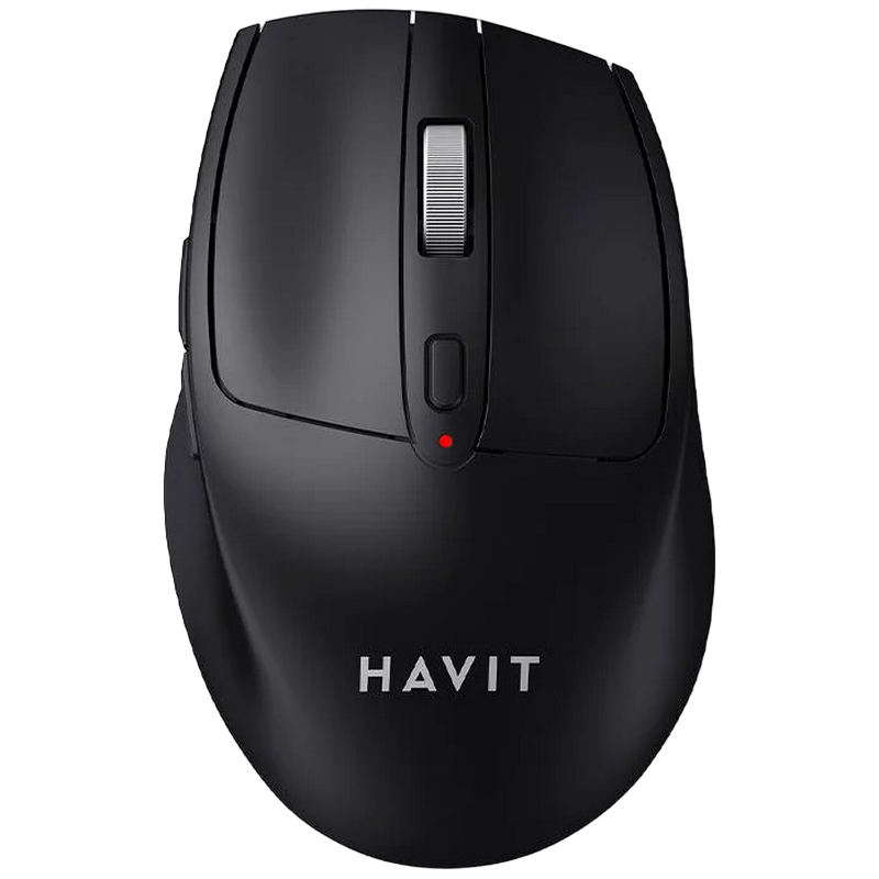 Wireless Mouse Havit MS61WB, 1200-3200dpi, 6 buttons, Ergonomic, 1xAA, 2.4Ghz, Black