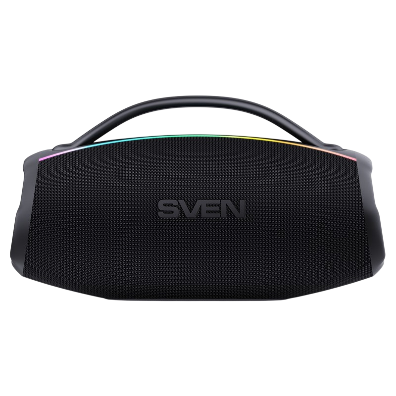 Speaker SVEN "PS-399", (100W, Auracast, Waterproof (IPx6), TWS, Bluetooth, USB, 4000mA*h), Black