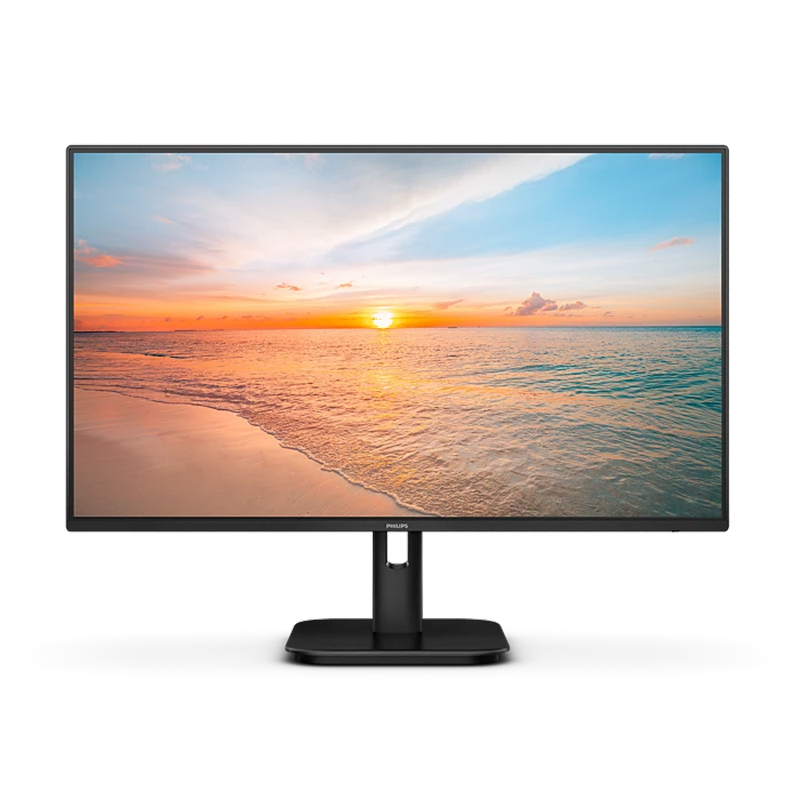 23.8" PHILIPS 24E1N1100A, Black, IPS, 1920x1080, 100Hz, 1msMPRT, 250cd, MegaDCR, D-Sub+HDMI, Spkrs