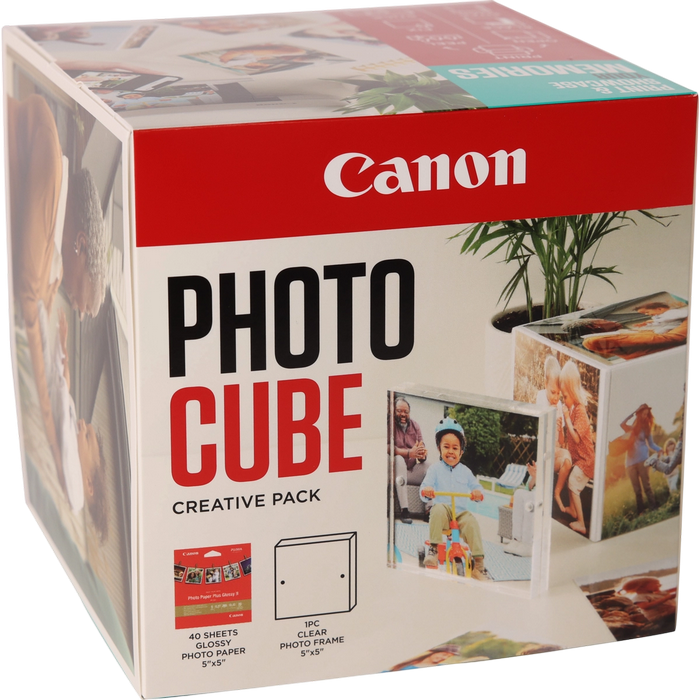 Paper Canon PP-201, 5X5", Photo Cube, CP Wh/Bl