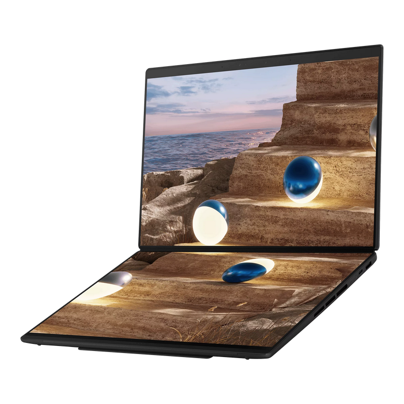 NB ASUS 14.0" Zenbook DUO UX8407AA Gray (Core Ultra 9 386H 32Gb 1Tb Win 11)