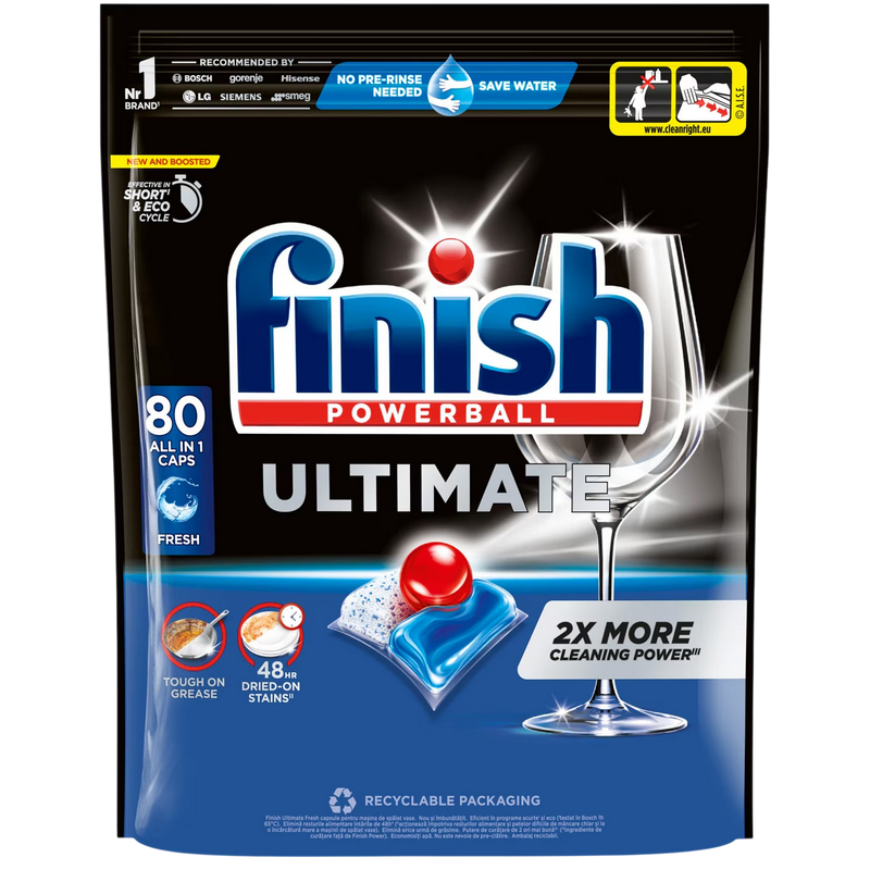 Dishwasher Capsules FINISH 80tab Ultimate Fresh