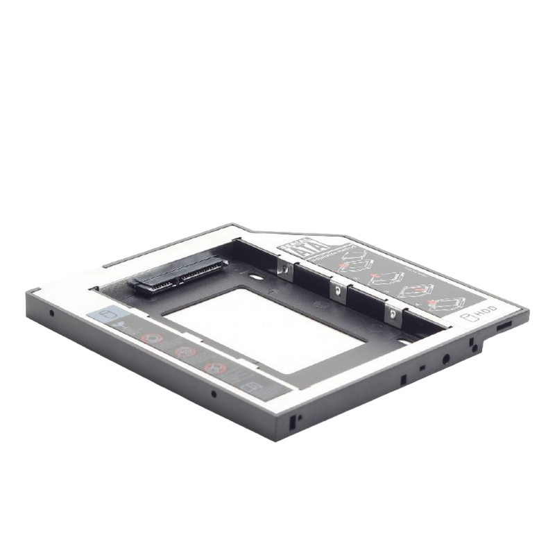 Laptop DVD slot adapter for 2.5'' drive, 12.7 mm heigh, Gembird, MF-95-02