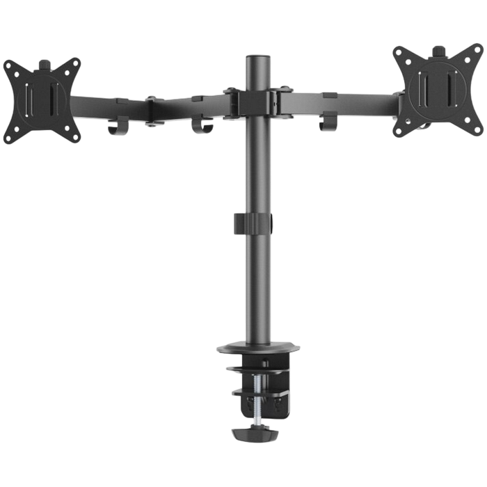 Table/desk stand for 2 monitors Barkan M142T, 13"-29" 75x75,100x100, up to 16kg