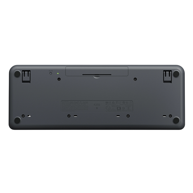 Wireless Keyboard Logitech K250, F-keys, 2xAA, Bluetooth , EN/UA, Graphite