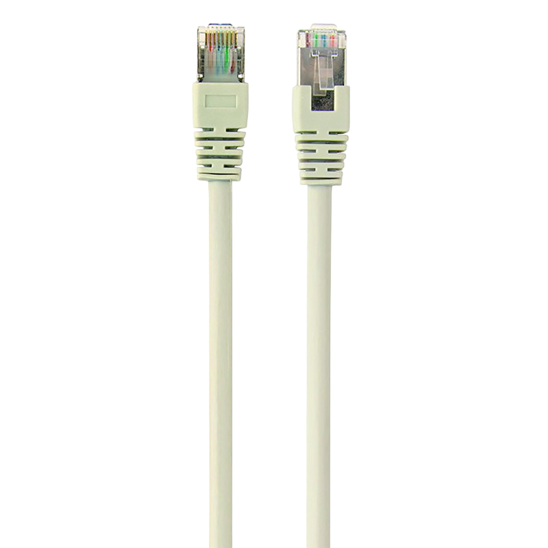 3m, FTP Patch Cord Gray, PP22-3M, Cat.5E, Cablexpert, molded strain relief 50u" plugs