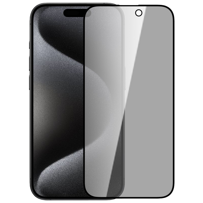 Nillkin Apple iPhone 15 Pro Guardian Full Privacy, Tempered Glass, Black