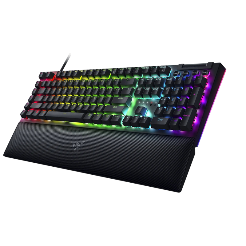 Gaming Keyboard Razer BlackWidow V4 Mechanical Gaming Keyboard US Layout with Razer Chroma RGB Green Switch