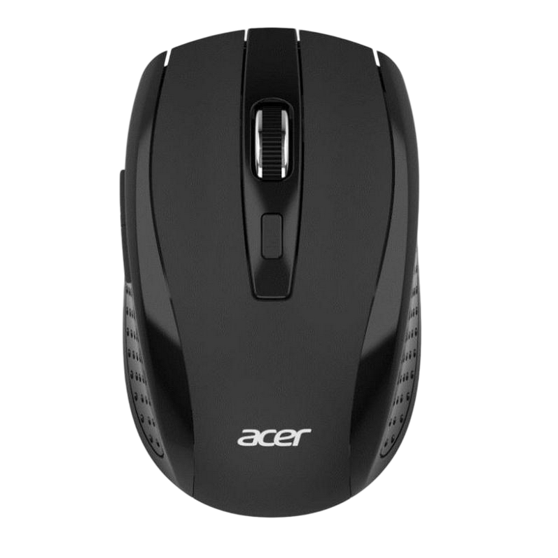 Wireless Mouse Acer MX202, 1000-1200-1600 dpi, 6 buttons, 54g, Silent, 2xAAA, 2.4Ghz, Black