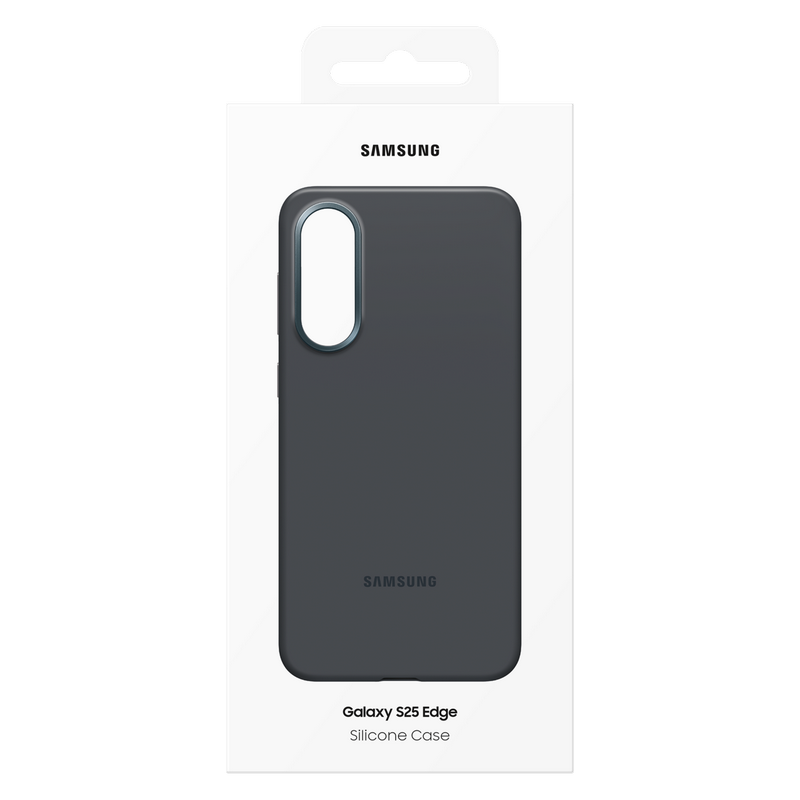 Original Sam. silicone cover Galaxy S25 Edge, Black