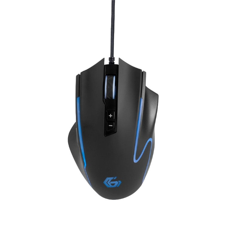Gaming Mouse GMB RAGNAR-RX300, 800-12000 dpi, 8 buttons, 30G, Backlight, Programmable, 140g, 1.8m, USB, Black