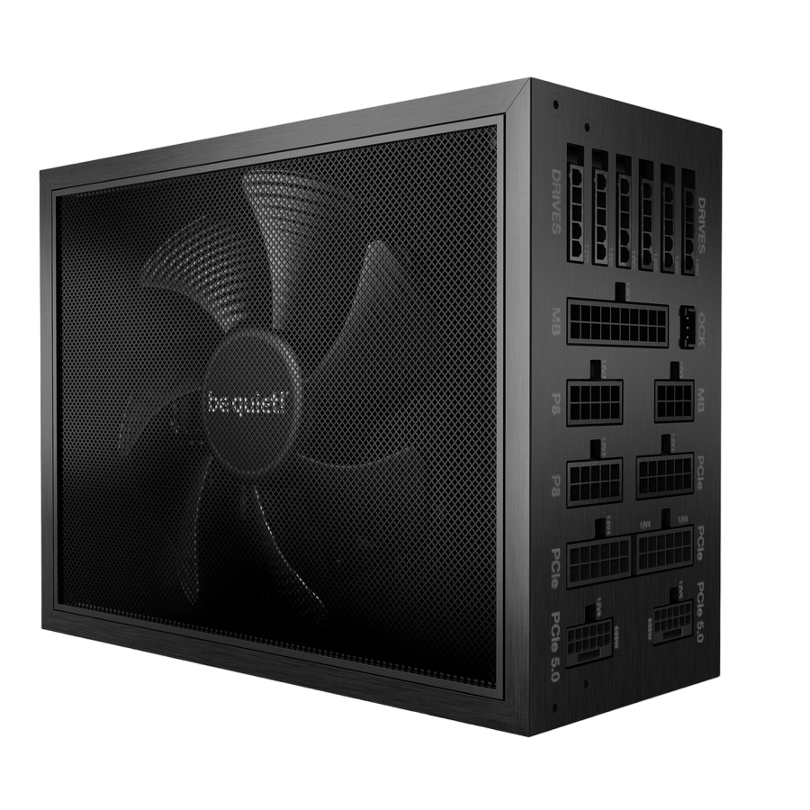 Power Supply ATX 1300W be quiet! DARK POWER PRO 13, 80+ Titanium, 135mm, Active PFC, Full Bridge SR LLC + DC/DC. ATX 3.1, Full Modular, Black