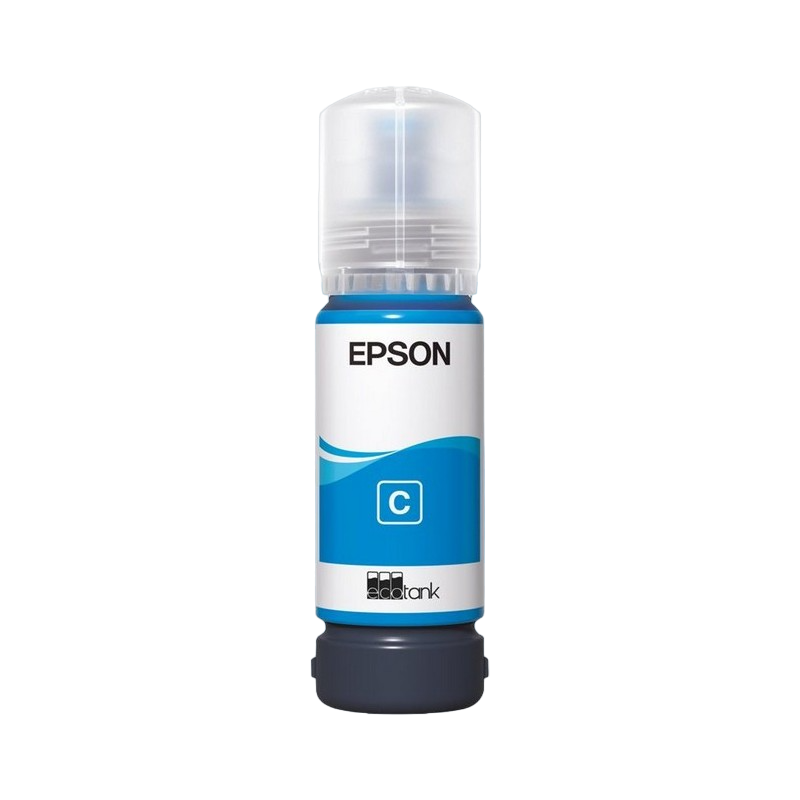 Ink Epson C13T09C24A, 108 EcoTank Cyan ink bottle