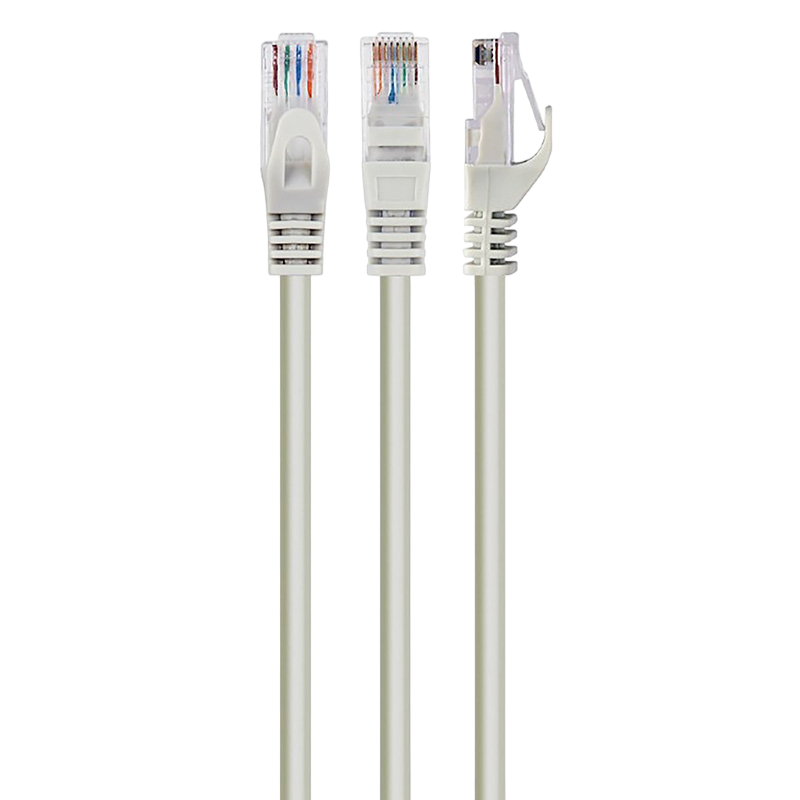 Patch Cord Cat.6U, 10m, Grey, PP6U-10M, Cablexpert, Stranded Unshielded