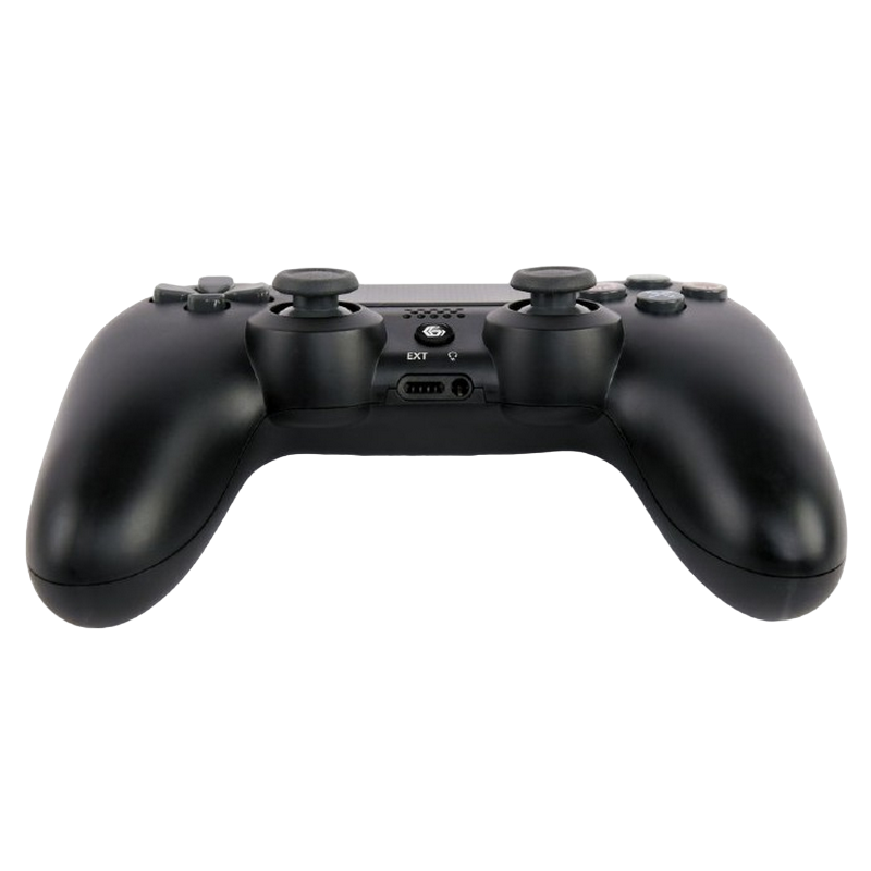 Wireless Gamepad Gembird JPD-PS4BT-02, for PS4+PC,2 analog joysticks, 4 action buttons, Dual vibration, 3.5mm, 600mAh, BT, Charging: micro-USB Black