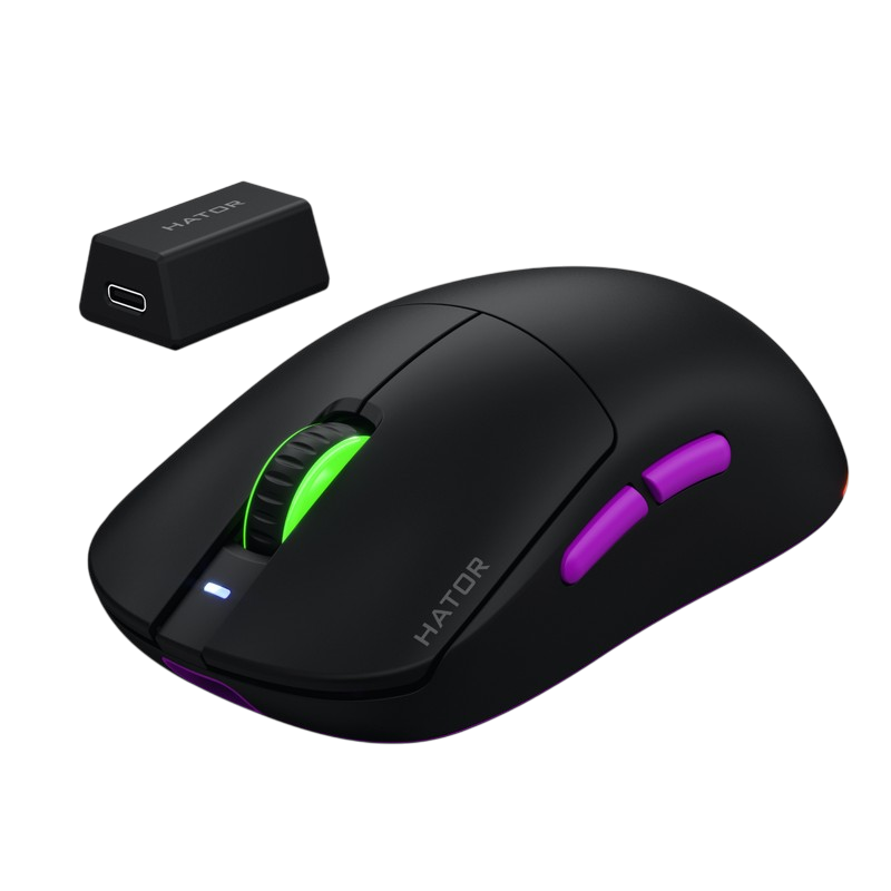 Gaming Mouse HATOR Quasar 3 ULTRA 8K wireless (HTM770) black