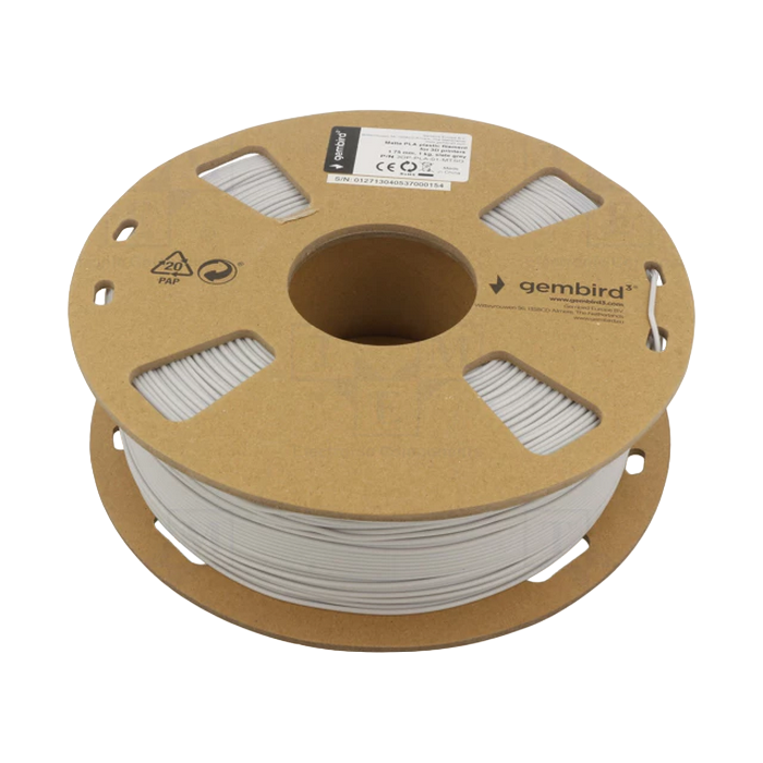 PLA 1.75 mm, Matte Slate Grey Filament, 1 kg, Gembird 3DP-PLA-01-MTSG