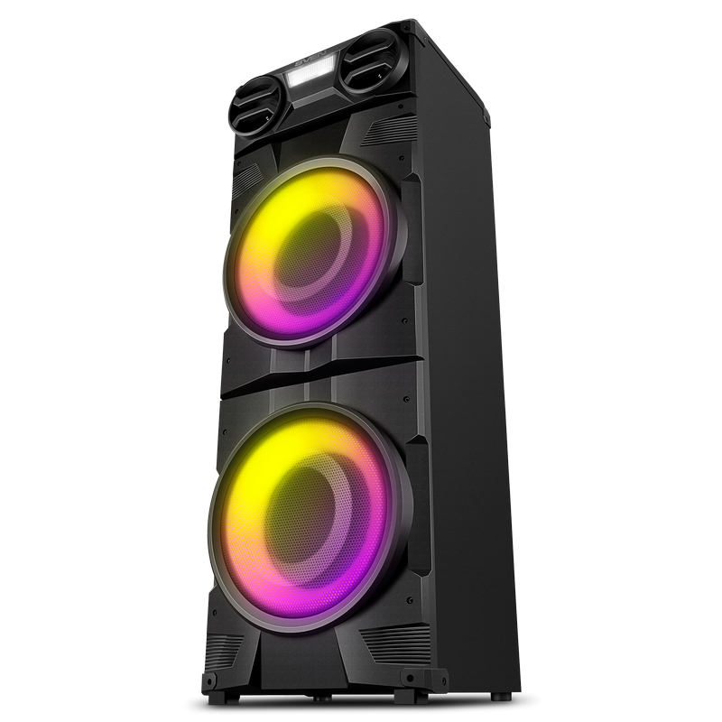 Partybox SVEN "PS-1900" 1000W, TWS, Bluetooth, FM, USB, LED-display, AC power, Black