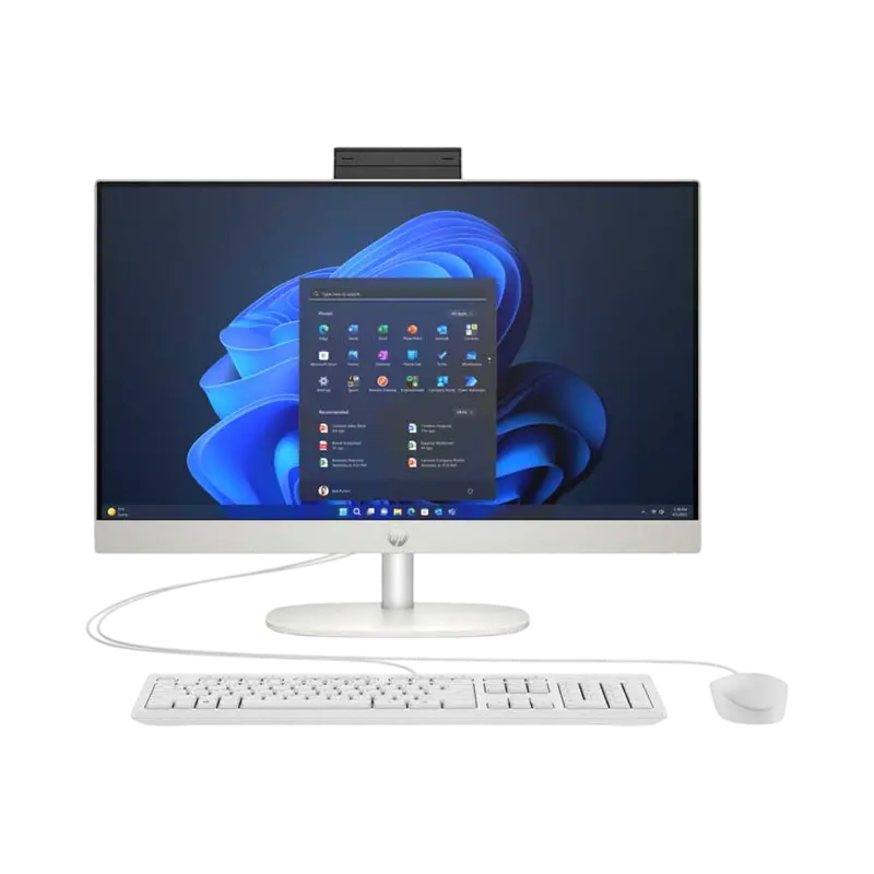 HP AIO ProOne 240 G10 White (23,8" FHD IPS Core Ultra 5 125U 1.3-4.3GH, 8GB, 512GB, wired KB&MS, FreeDOS)