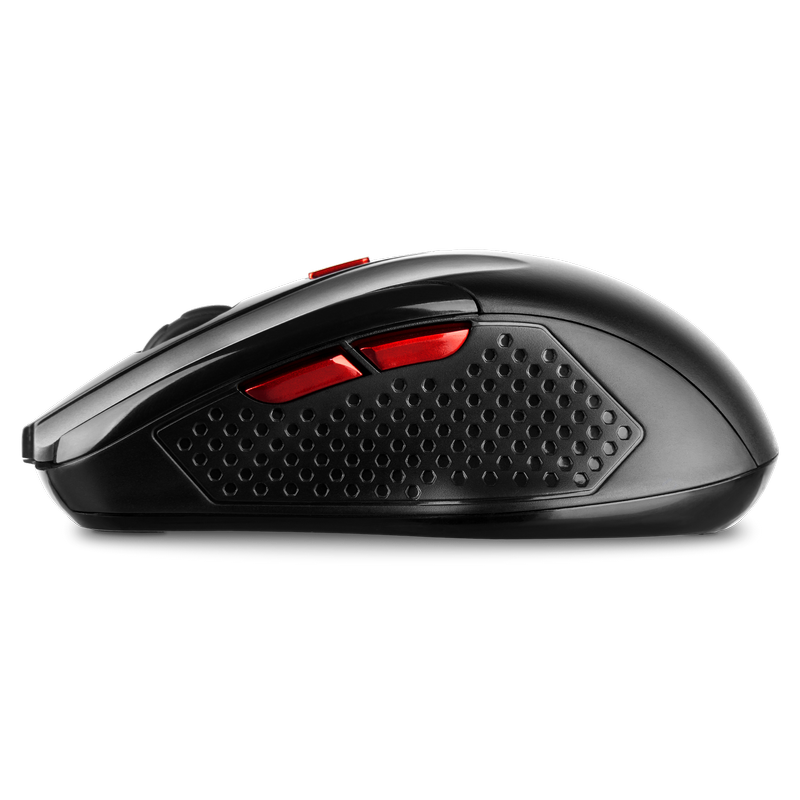 Wireless Mouse SVEN RX-450W, 1200-3200 dpi, 6 buttons, 67g, Ambidextrous, 500mAh, 2.4Ghz, Black