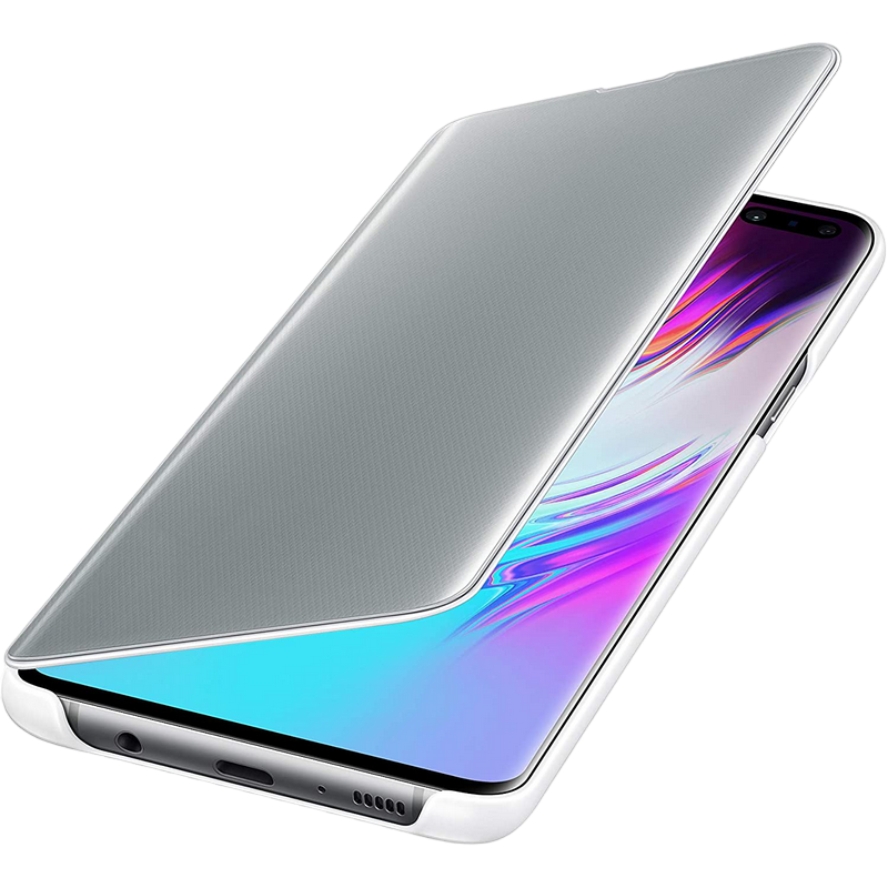 Original Sam. Clear view cover Galaxy S10E White