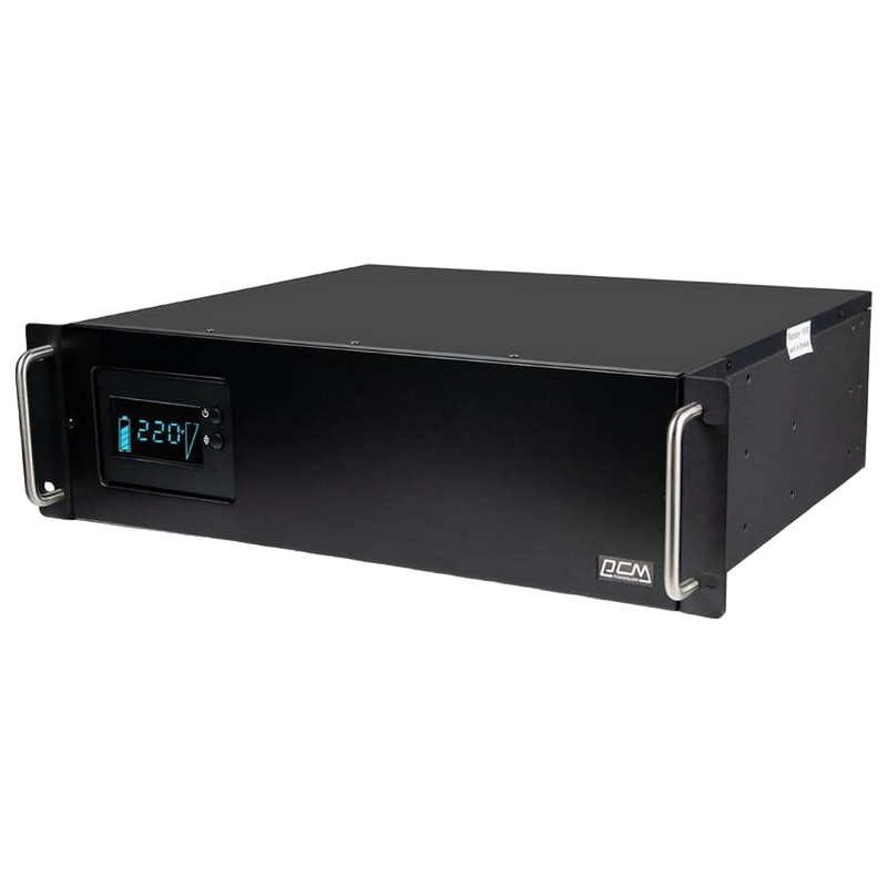 UPS PowerCom KIN-3000AP 3000VA/2400W, Rack 3U, Line Interactive,LCD, AVR, USB, RJ45, 8xIEC C13