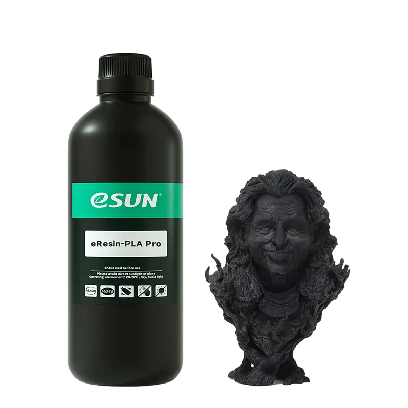 Photopolymer resin ESUN eResin-PLA Pro, 0.5 kg, Black
