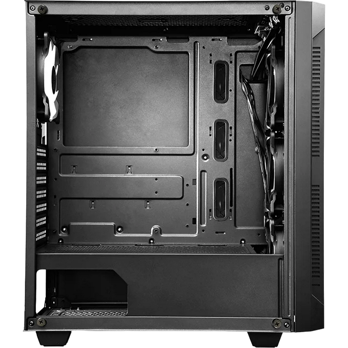 Case ATX Chieftec HUNTER, w/o PSU, 0.5mm, 4x120mm ARGB fans, ARGB Hub, Front Mesh, Tempered Glass, 2xUSB3.2, Dust Filter, 2x2.5", 2x3.5", Black