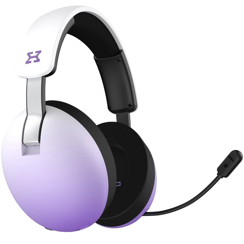 Gaming Headset Hator Hellyberry HH30 Pro wireless, white-violet gradient