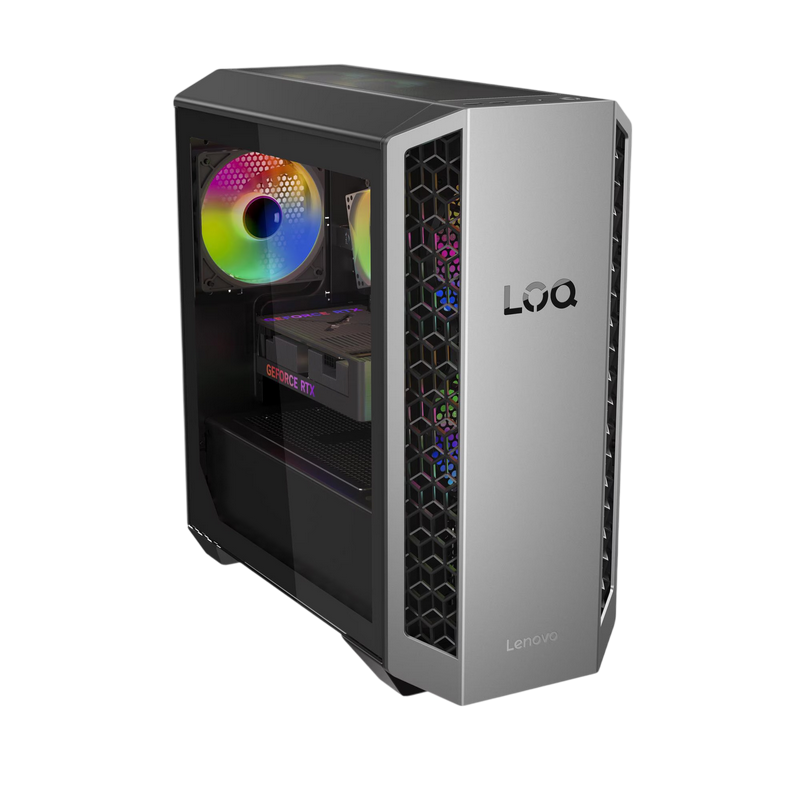 Lenovo LOQ Tower 26ADR10 AMD Ryzen 7 8745HX (3,6-5.1 GHz), 32GB, 1TB SSD, NVIDIA GeForce RTX 5060 8GB GDDR7, Wi-Fi 6, 500W, 3Y warr.