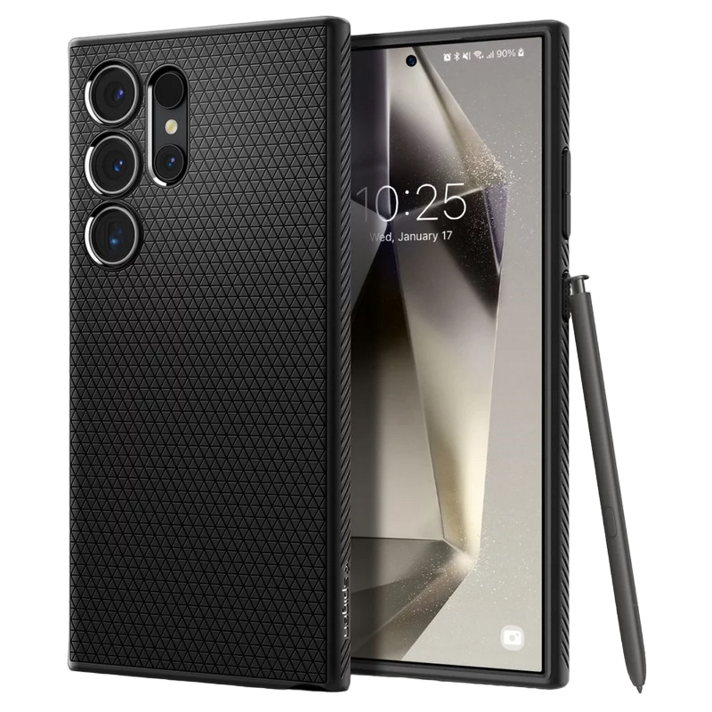 Spigen Samsung S24 Ultra, Liquid Air, Matte Black